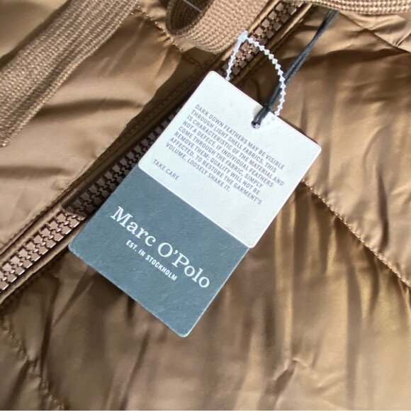 NWT Marc O' Polo Hooded Down Filled Puffer Coat size 42 (XL) - Picture 7 of 16